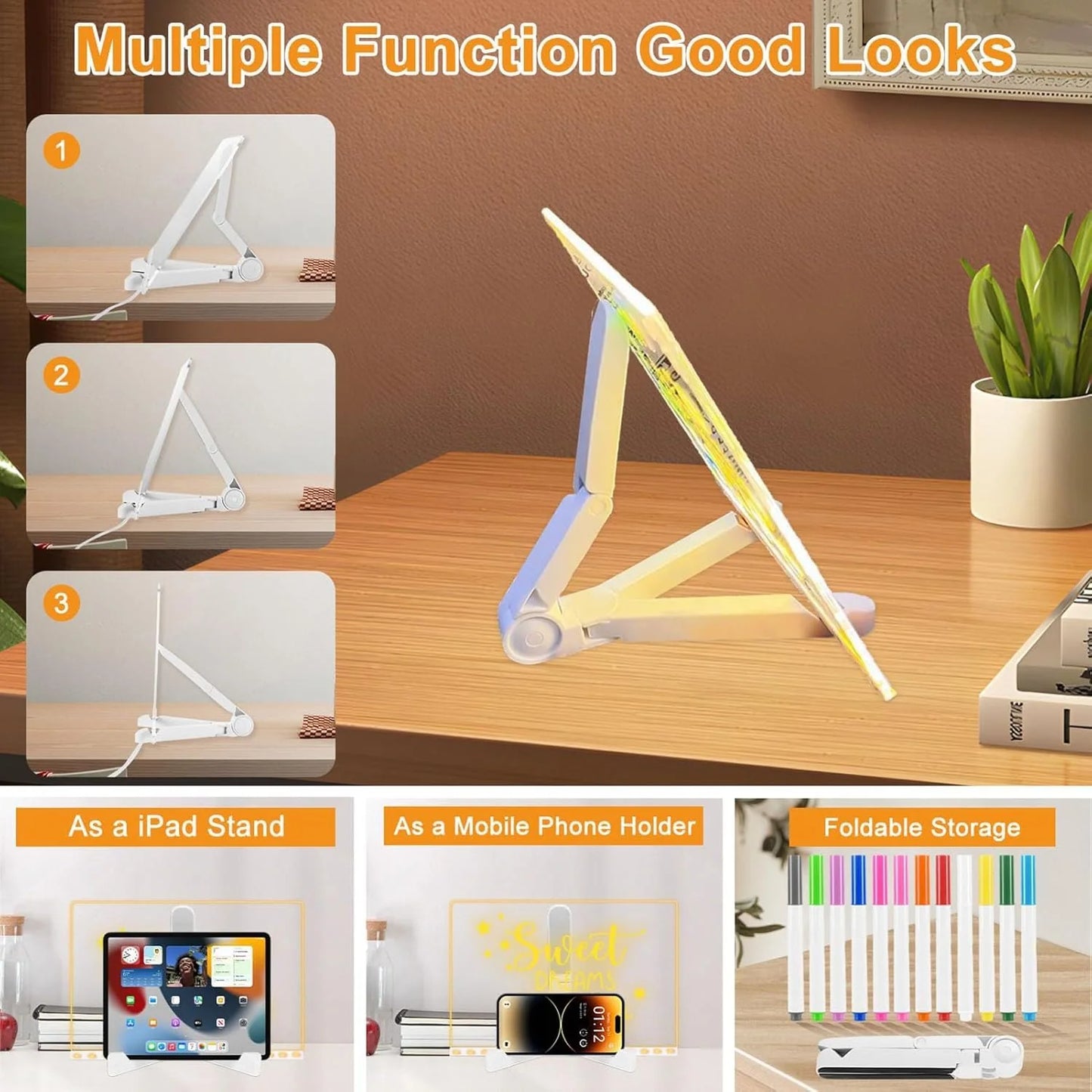 Glowra™ – Premium LED Writing Board