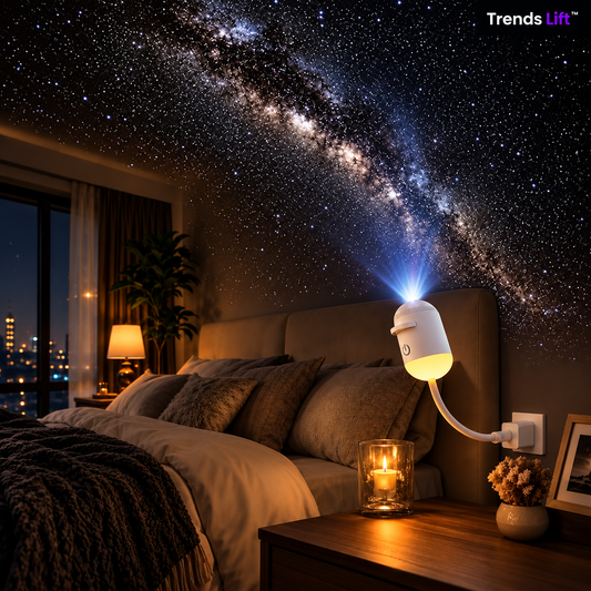 CosmiGlow™ Galaxy Projector Lamp | Ambient Lighting | USB Powered