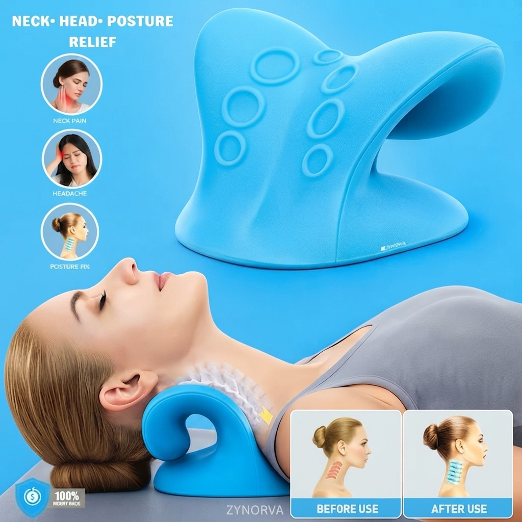 NeckAlign™ — Cervical Spine Alignment Pillow
