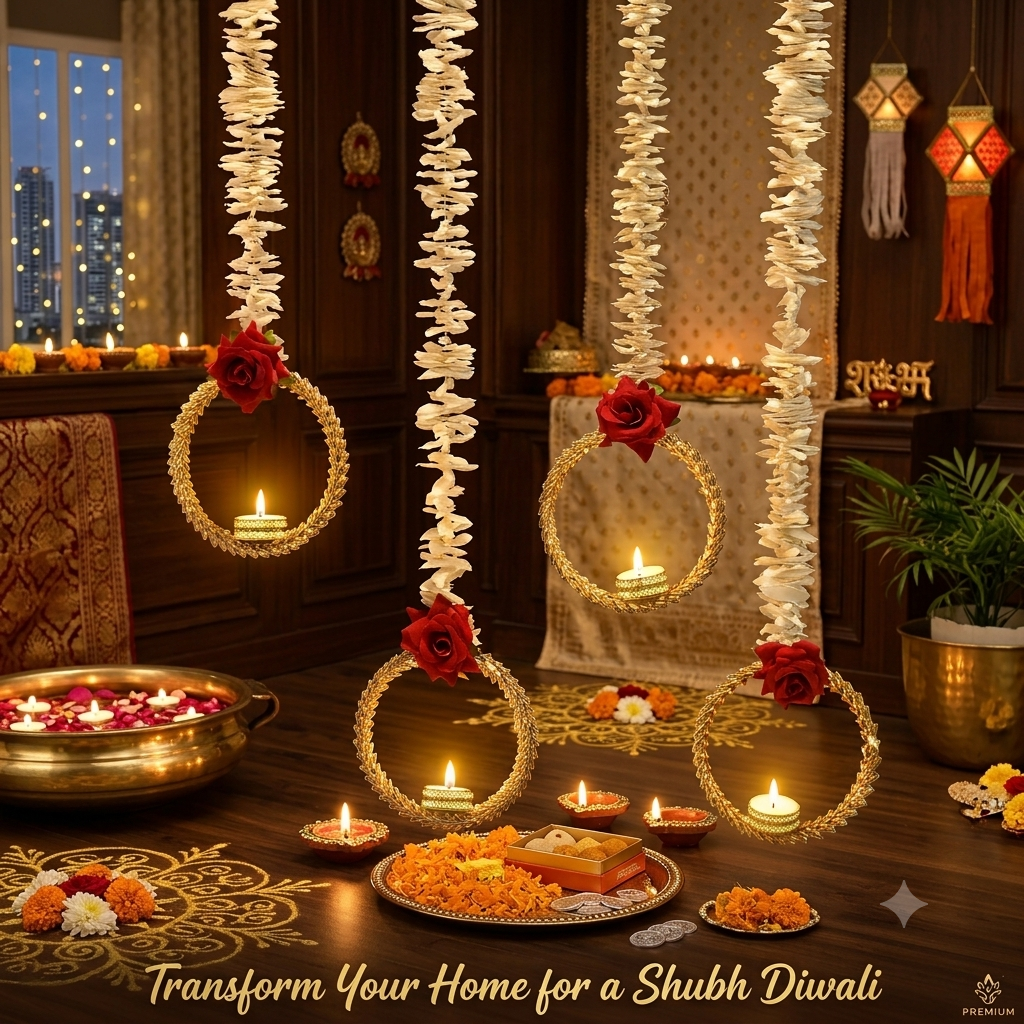 The Diwali Glow Hanging by Trends Lift™ - Pack of 5