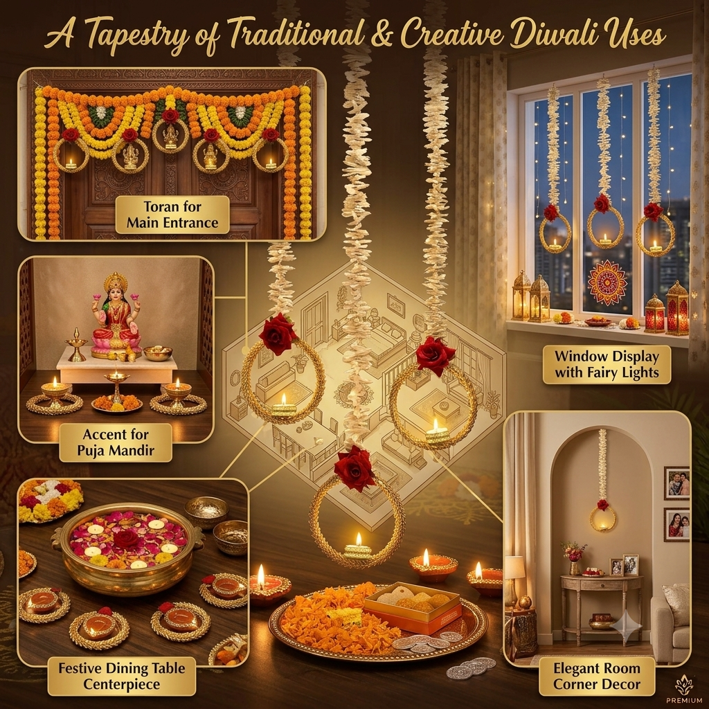 The Diwali Glow Hanging by Trends Lift™ - Pack of 5