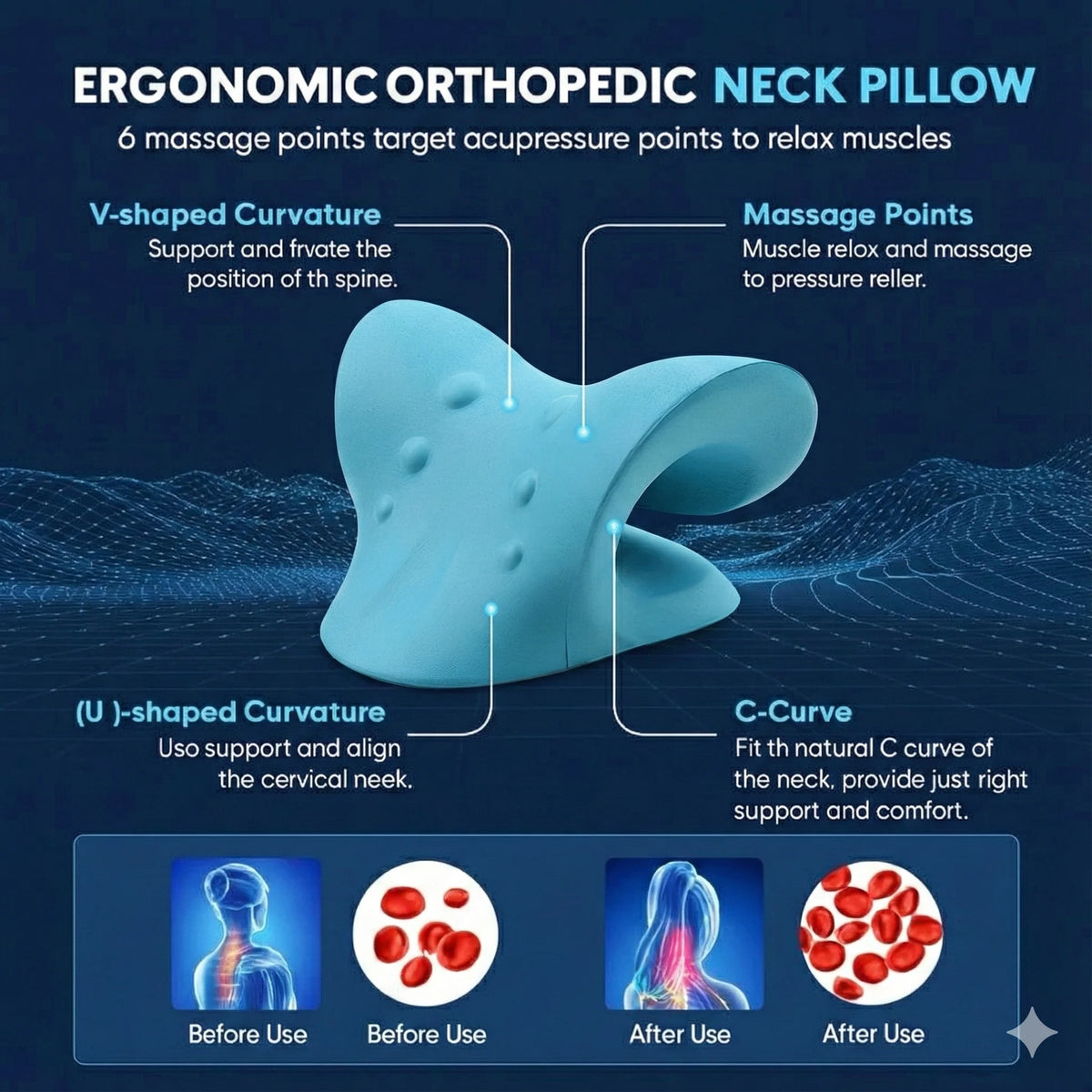 NeckAlign™ — Cervical Spine Alignment Pillow
