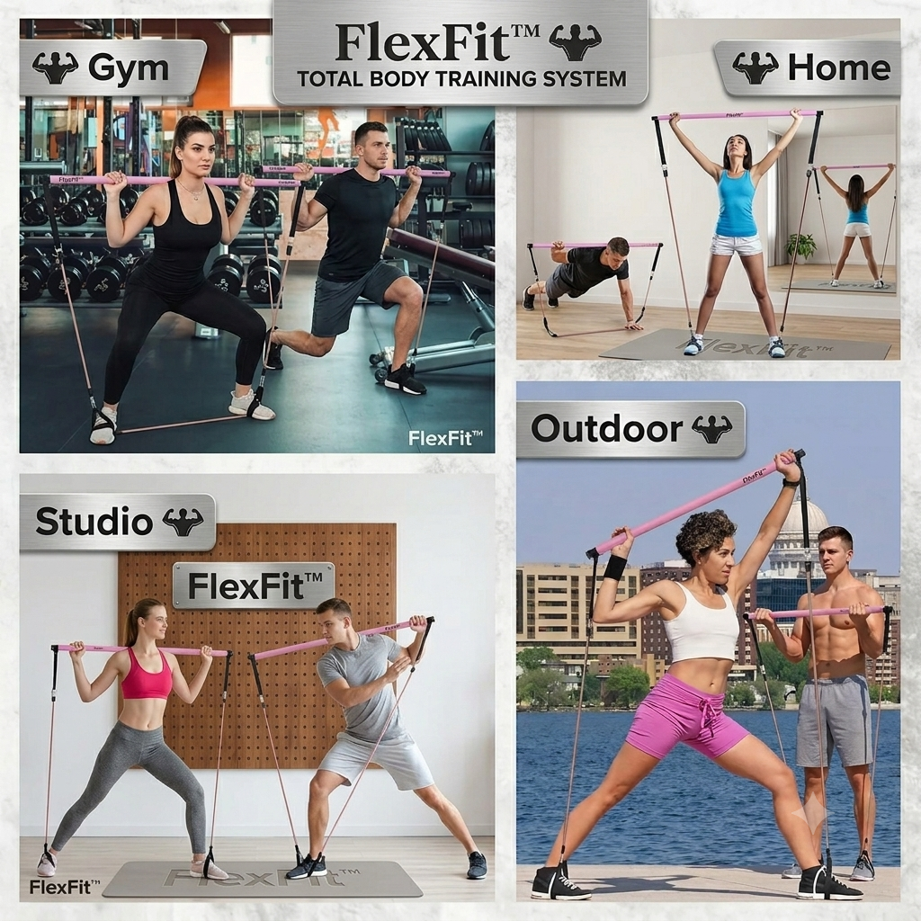 FlexFit™ – Full Body Resistance Bar Kit