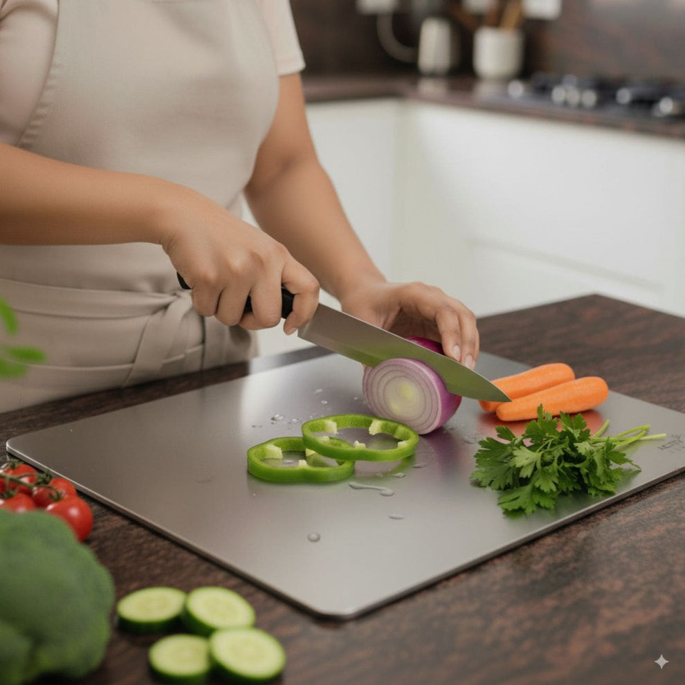 Premium Stainless Steel Chopping Board