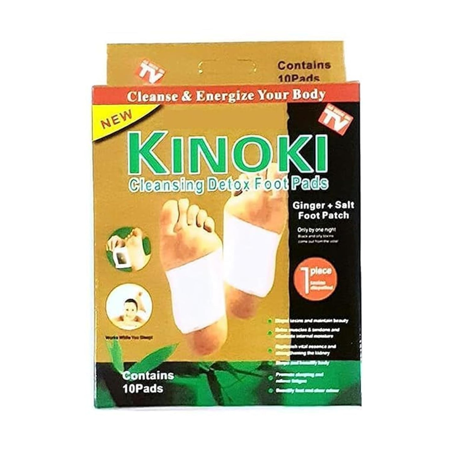 🦶 KINOKI Herbal Foot Patches 🌙 | Deep Detox & Relaxation Therapy 💆‍♂️| BUY 1 GET 1 FREE