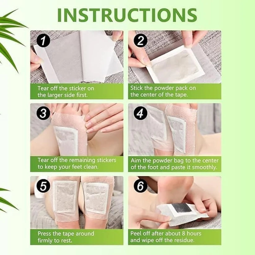 Premium Herbal Kinoki Detox Foot Patches BUY 1 GET 1 Free